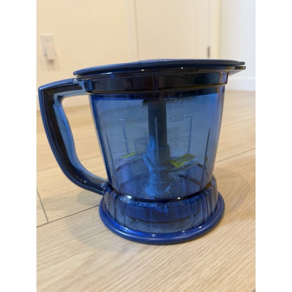 Ninja Storm 40oz Pitcher, Lid & Blade Assembly 5 Cup Blue QB751Q Replacement New - Picture 2 of 7
